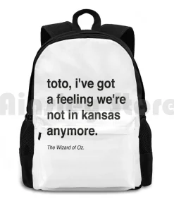 Toto-Outdoor Hiking Backpack Riding Climbing Sports Bag Movies Movie Toto Oz Wizard Cinema Cult Movie Culture Magic Red Shoes